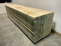 Vuren plank 450x15x2,2 cm (72x) - afbeelding 5 van  6