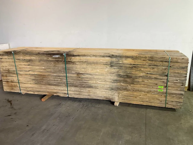 Vuren plank 450x15x2,2 cm (80x) - afbeelding 1 van  5