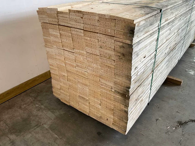 Vuren plank 450x15x2,2 cm (80x) - afbeelding 2 van  5