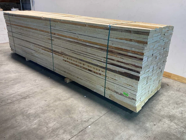 Vuren plank 450x15x3.2 cm (40x) - afbeelding 1 van  7