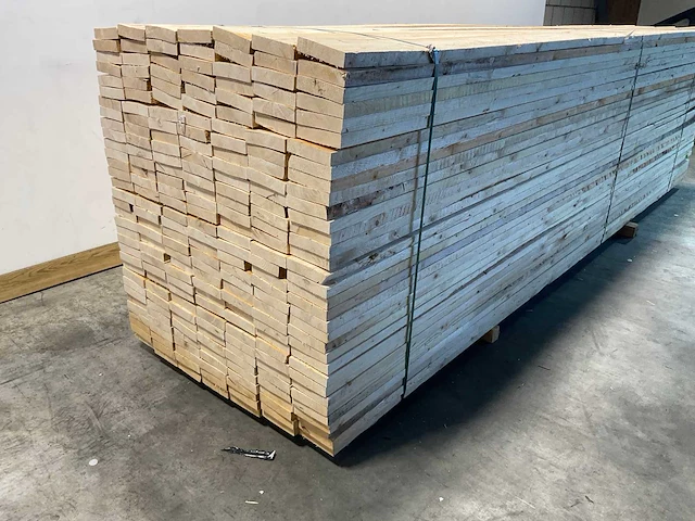 Vuren plank 450x15x3.2 cm (40x) - afbeelding 4 van  7