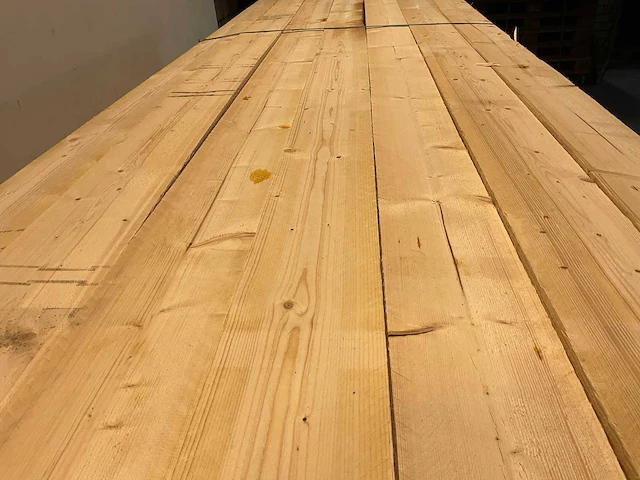 Vuren plank 450x15x3.2 cm (40x) - afbeelding 6 van  7