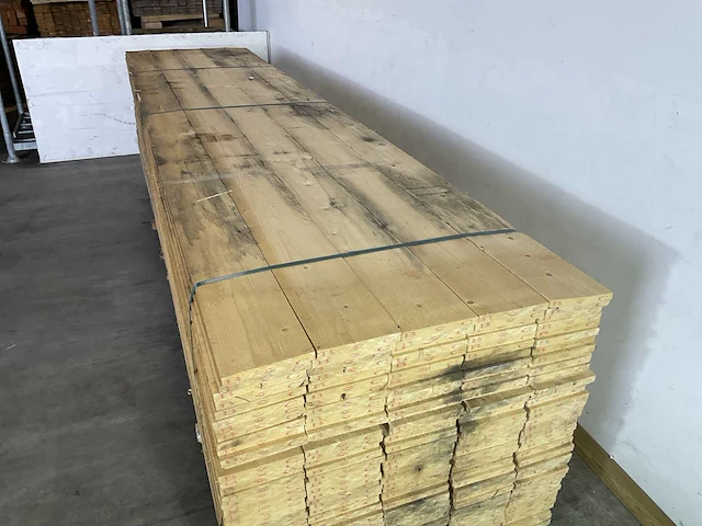 Vuren plank 450x20x2,2 cm (40x) - afbeelding 2 van  5