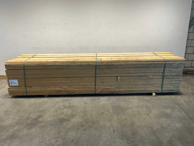 Vuren plank 450x20x2.2 cm (50x) - afbeelding 2 van  7