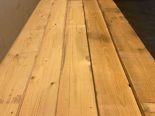 Vuren plank 450x20x2.2 cm (50x) - afbeelding 4 van  7