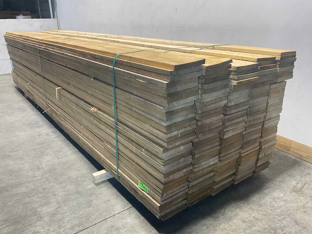Vuren plank 450x20x2.2 cm (50x) - afbeelding 5 van  7