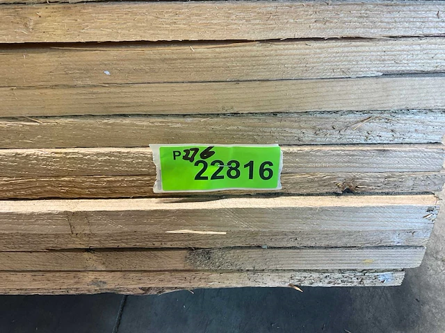 Vuren plank 450x20x2.2 cm (50x) - afbeelding 7 van  7