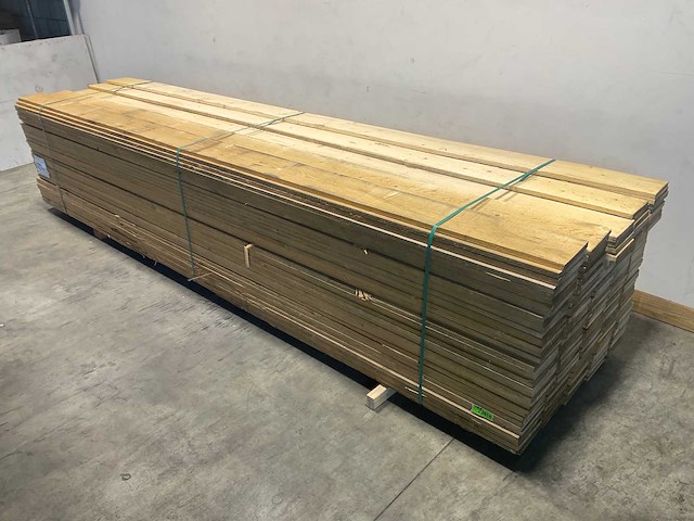 Vuren plank 450x20x2.2 cm (79x) - afbeelding 1 van  7