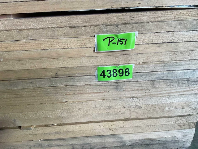 Vuren plank 450x20x2,5 cm (10x) - afbeelding 6 van  6