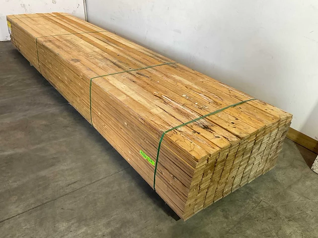 Vuren plank 480x10x2,2 cm (50x) - afbeelding 4 van  5