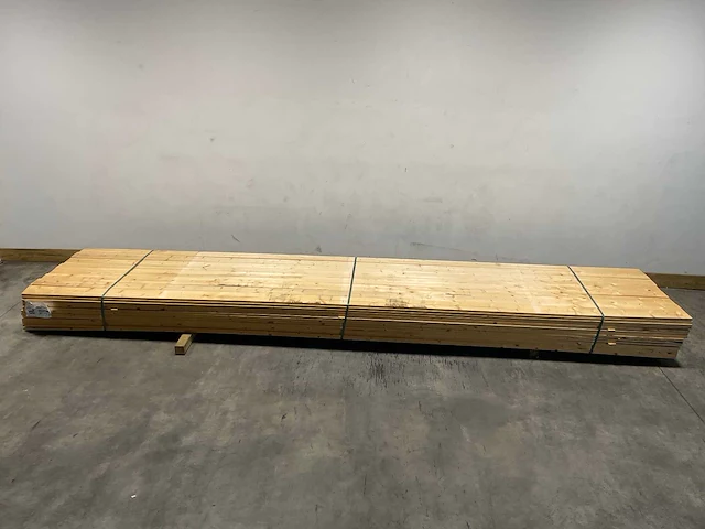 Vuren plank 480x12,5x2,2 cm (66x) - afbeelding 2 van  6