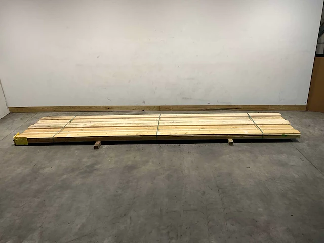Vuren plank 480x15x2 cm (24x) - afbeelding 1 van  5