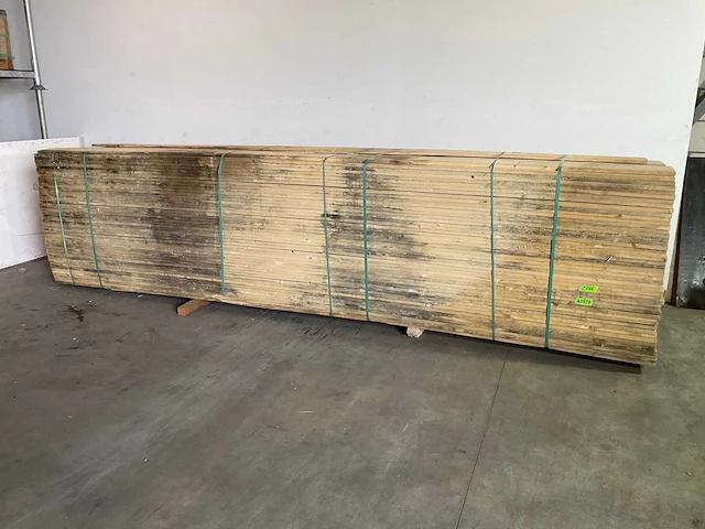 Vuren plank 480x20x2,2 cm (33x) - afbeelding 1 van  6