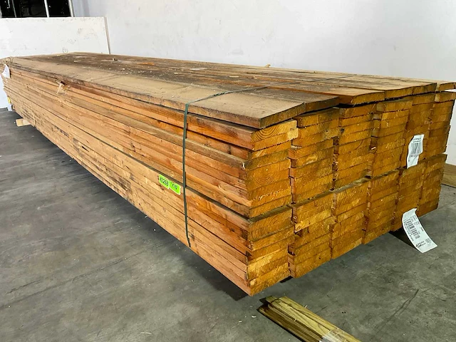 Vuren plank 500x19.5x3 cm (40x) - afbeelding 4 van  6