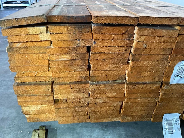Vuren plank 500x19.5x3 cm (40x) - afbeelding 5 van  6