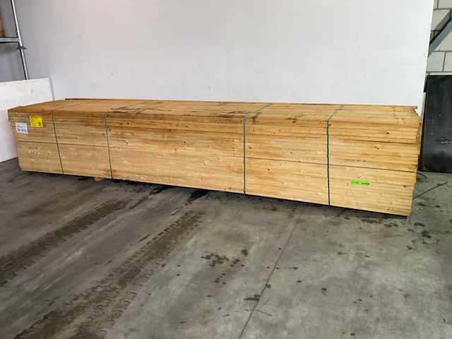 Vuren plank 500x19,5x3,2 cm (20x) - afbeelding 1 van  5