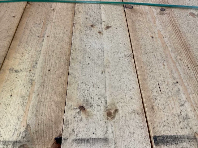 Vuren plank 500x19,5x3,2 cm (20x) - afbeelding 3 van  5