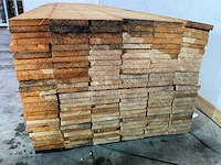 Vuren plank 500x19,5x3,2 cm (20x) - afbeelding 4 van  5
