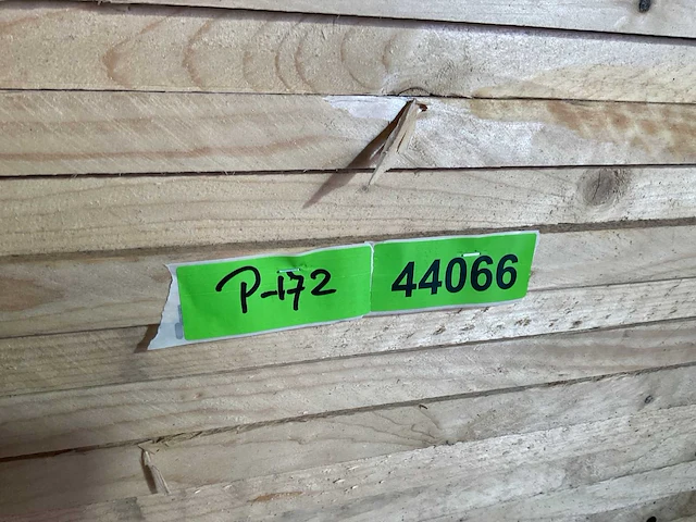 Vuren plank 500x19,5x3,2 cm (21x) - afbeelding 5 van  5