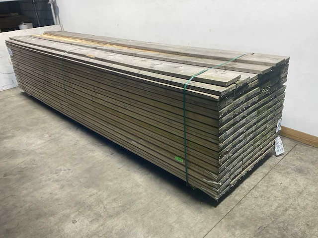Vuren plank 500x20x3.2 cm (25x) - afbeelding 1 van  6