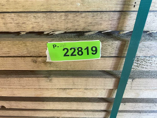 Vuren plank 500x20x3.2 cm (25x) - afbeelding 6 van  6