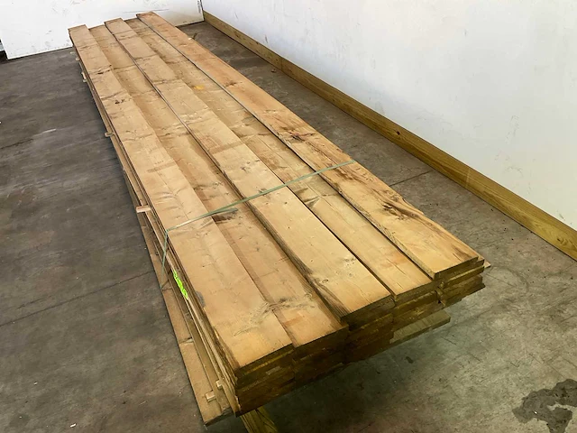 Vuren plank 505x19.5x3 cm (21x) - afbeelding 2 van  5