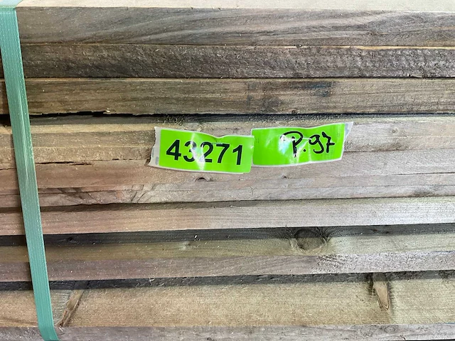 Vuren plank 505x19.5x3 cm (21x) - afbeelding 5 van  5