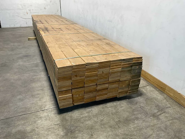 Vuren plank 510x15x3,2 cm (30x) - afbeelding 1 van  6
