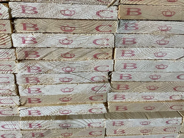 Vuren plank 510x17,5x2,2 cm (54x) - afbeelding 3 van  7