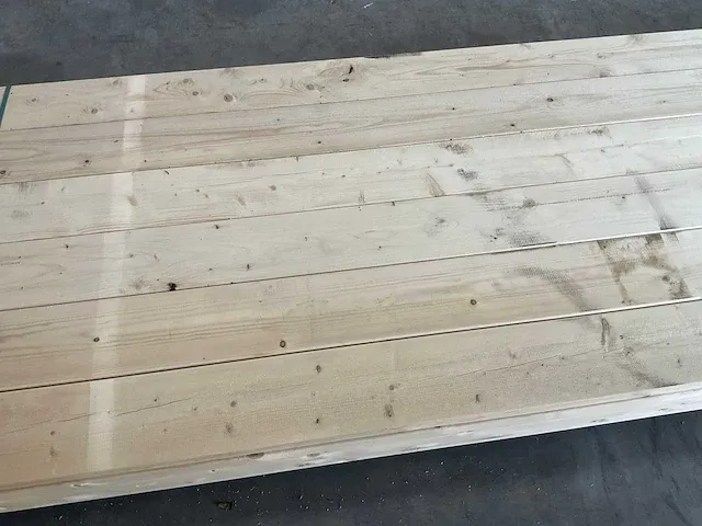 Vuren plank 510x17x4.5 cm (10x) - afbeelding 6 van  9