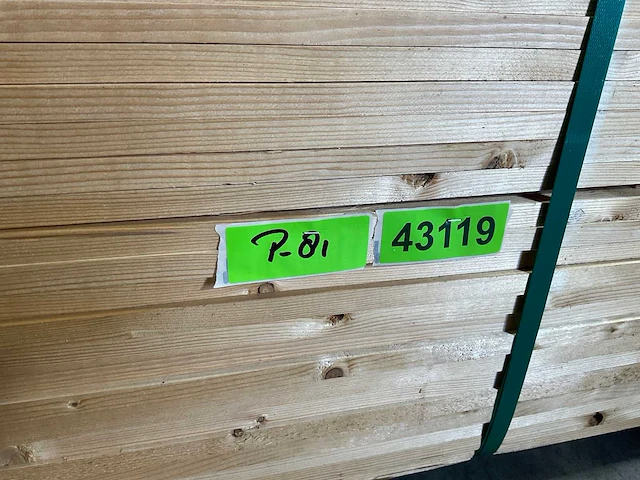Vuren plank 540x14x1.8 cm (21x) - afbeelding 5 van  5