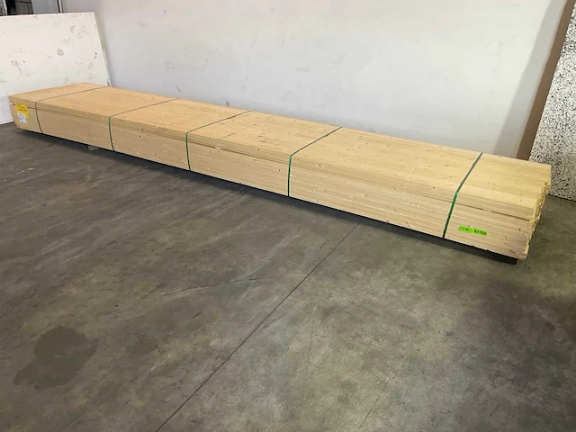 Vuren plank 540x14x1,8 cm (50x) - afbeelding 1 van  6