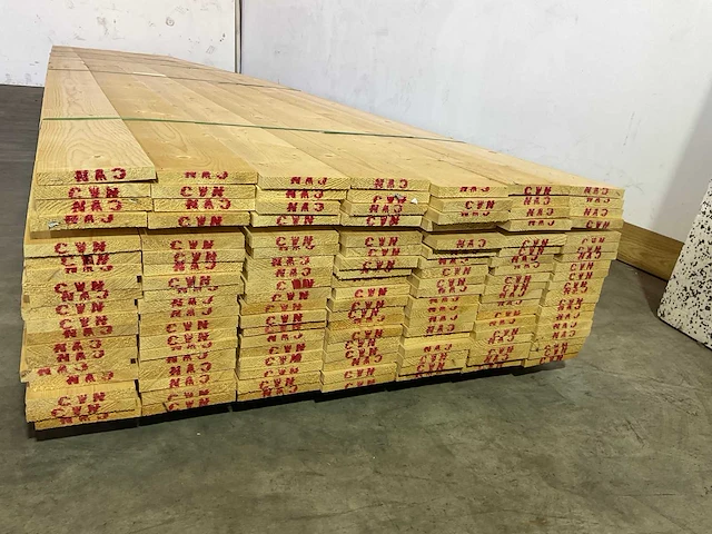 Vuren plank 540x14x1,8 cm (50x) - afbeelding 5 van  6