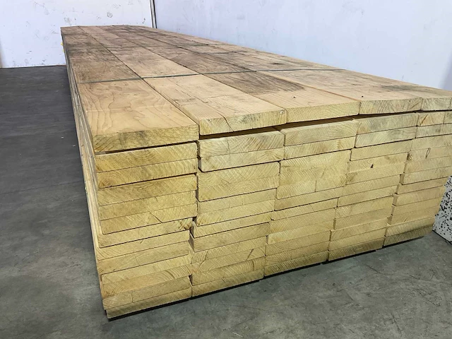 Vuren plank 540x23.5x3.8 cm (15x) - afbeelding 2 van  2