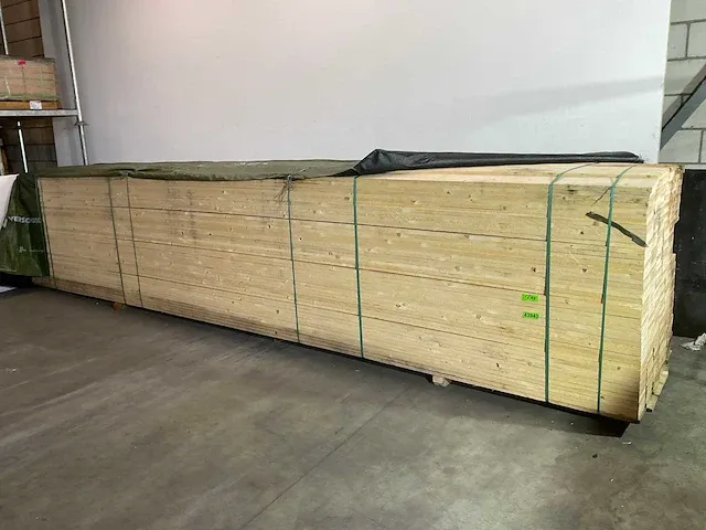 Vuren plank 600x17,5x2,5 cm (25x) - afbeelding 1 van  6