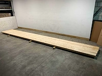 Vuren plank 640x23,5x4 cm (8x) - afbeelding 1 van  5