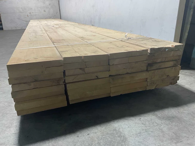 Vuren plank 690x28.5x3.8 cm (4x) - afbeelding 5 van  7