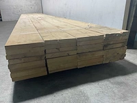 Vuren plank 690x28.5x3.8 cm (4x) - afbeelding 5 van  7