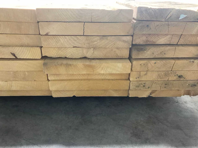 Vuren plank 690x28.5x3.8 cm (4x) - afbeelding 6 van  7