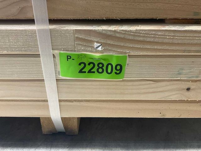 Vuren plank 690x28.5x3.8 cm (4x) - afbeelding 7 van  7