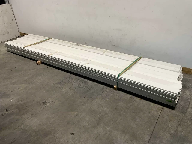 Vuren plank gegrond 480x14,5x2 cm (88x) - afbeelding 1 van  4