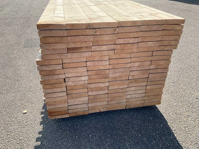 Vuren plank geschaafd 240x18x3.8 cm (40x) - afbeelding 3 van  6