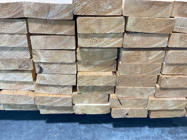 Vuren plank geschaafd 270x12x4 cm (70x) - afbeelding 5 van  6