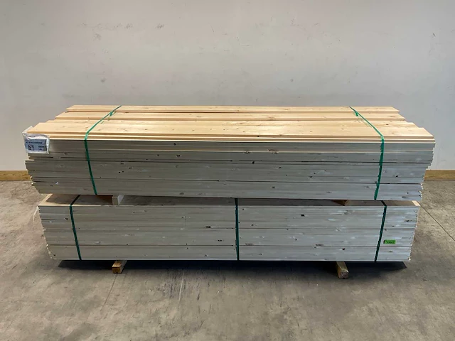 Vuren plank geschaafd 300x19,5x1,8 cm (100x) - afbeelding 2 van  7