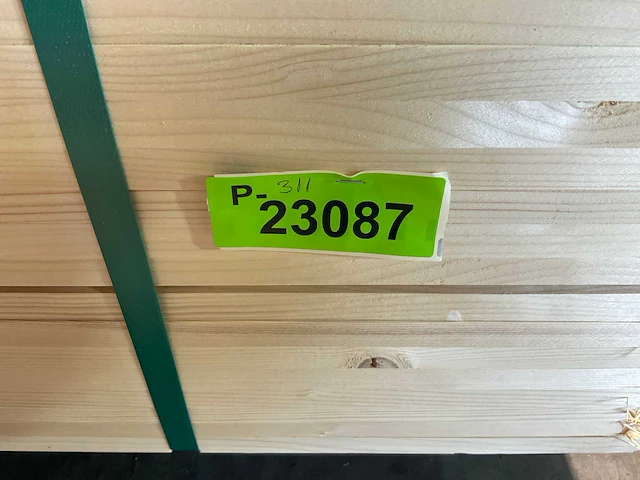 Vuren plank geschaafd 300x19,5x1,8 cm (100x) - afbeelding 7 van  7