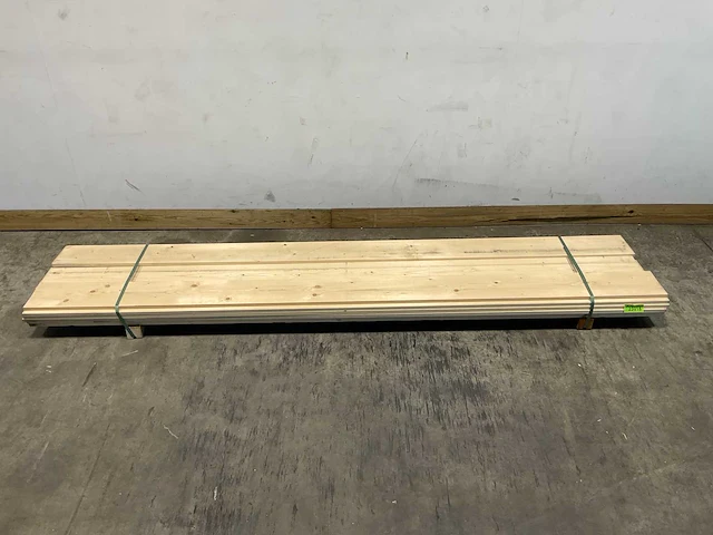 Vuren plank geschaafd 300x19,5x1,8 cm (16x) - afbeelding 2 van  7
