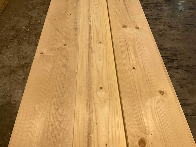 Vuren plank geschaafd 300x19,5x1,8 cm (16x) - afbeelding 4 van  7
