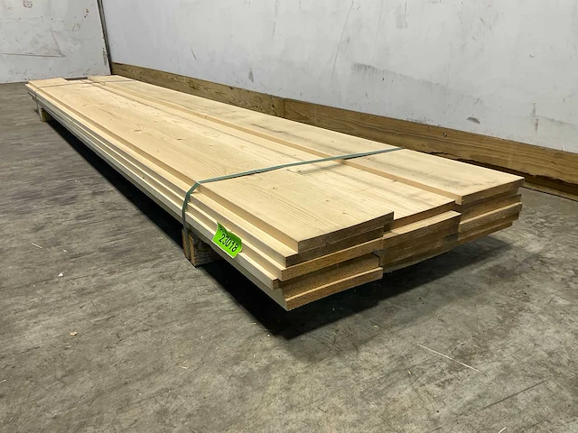 Vuren plank geschaafd 300x19,5x1,8 cm (16x) - afbeelding 5 van  7