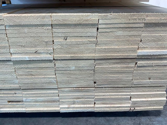 Vuren plank geschaafd 300x19,5x1,8 cm (71x) - afbeelding 6 van  7