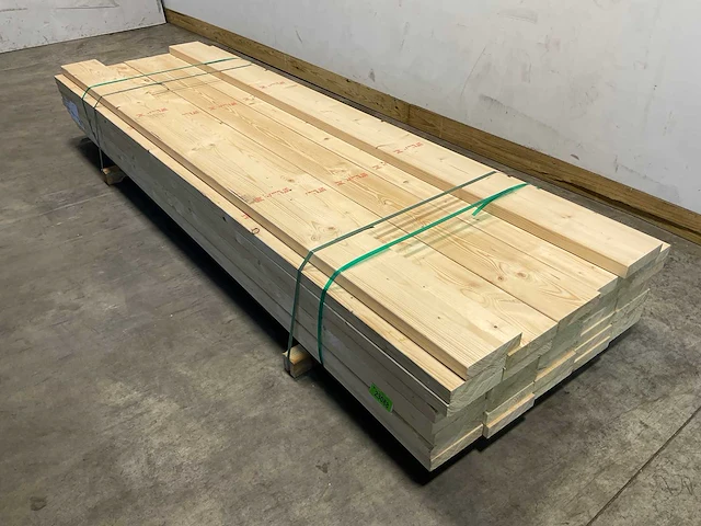 Vuren plank geschaafd 300x19,5x4,5 cm (36x) - afbeelding 1 van  7